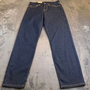 Levis Wedgie FIt Dark Indigo Straight Leg Button Fly Jeans Womens 27x28" NWT